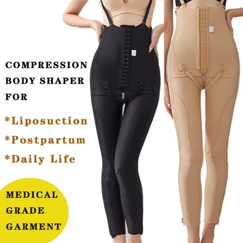 Pós-Parto Corpo Shaper Pants Lipoaspiração Compressão Da Coxa, Cintura, Abdômen Classe Médica, Vestuário Fase I Estômago Arquivador C Secção