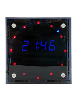 Relógio eletrônico de DIY kit de 5v placa de circuito de produção de peças de montagem de luz de controlo 51 MCU relógio despertador elemento de formação
