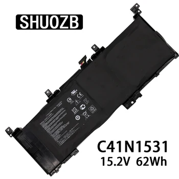 SHUOZB Novo Original C41N1531 Bateria do Laptop 15.2 V 62Wh Para Asus GL502VS-1A GL502VY-DS71 GL502VY GL502VT-1B Série Tablet