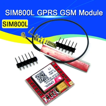SIM800L GPRS GSM Módulo do Núcleo do Quad-band TTL Porta Serial Interface IPX Antena PCB Cartão Micro SIM para o Arduino Telefone Inteligente