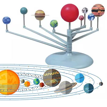 Sistema Solar de Nove Planetas Planetário Modelo de Kit de Astronomia Ciência de Projeto DIY Dom Crianças Crianças de todo o Mundo Venda Educação