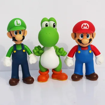 Super Mario Brinquedos Mario Luigi Odyssey Figuras Mario Bros Figuras de Ação Mario PVC Brinquedo Figuras Super Mario Anime Figura de Modelo