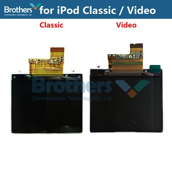 Tela Para Apple iPod Vídeo Clássico do LCD Display Tela de LCD Para o iPod Classic 3 6 7 LCD Apenas o Telefone de Substituição de Parte Testado de Trabalho