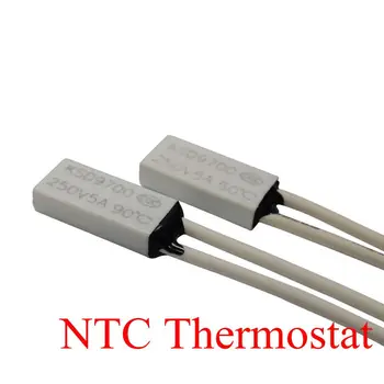 Termostato KSD9700/TB05 40C-150C 45C 50C 55C 60C 15*7*3.5 Bimetálico Disco Interruptor de Temperatura Protetor Térmico graus centígrados