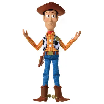 TOMY Toy Story versão em inglês de 1:1 de voz interactiva Woody modelo de ação boneca de brinquedos para crianças de férias presente de aniversário kawy
