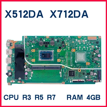 X512DA placa-mãe Para ASUS Vivobook X712DA X512DK X512D F512D F512DA V5000 V5000F Laptop placa-Mãe R3-3200U R5-3500U R7-37004G
