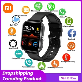 XIAOMI H10 Smart Watch Homens Mulheres de Chamada Bluetooth Smartwatch Sport Fitness Tracker Impermeável do DIODO emissor de Tela de Toque para Android ios