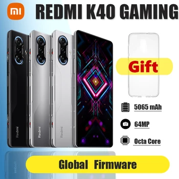 Xiaomi Redmi K40 Jogos de Smartphone 128GB Dimensity 1200 Octa Core 120Hz Apresentar 64MP Câmara de celulares