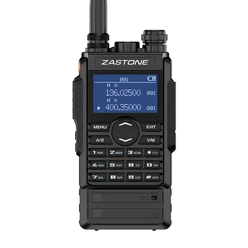 Zastone M7 Walkie Talkie UHF VHF Duas Vias de Rádio 5W Profissional Dual Band de Rádio amador por Satélite de Comunicação do Transceptor de Hf