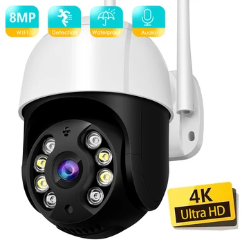 BESDER 4K de 8MP câmera de 5MP Ultra HD da Câmera do IP de PTZ AI Detecção Humana Impermeável wi-Fi Câmera de Segurança Auto controle de P2P de Vigilância de Vídeo