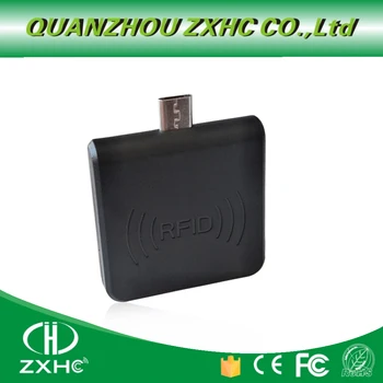 Portátil 125Khz TK4100/EM4100/EM4200 Leitor RFID Android Mirco USB Para o Telefone Esperto do Teclado Emulação